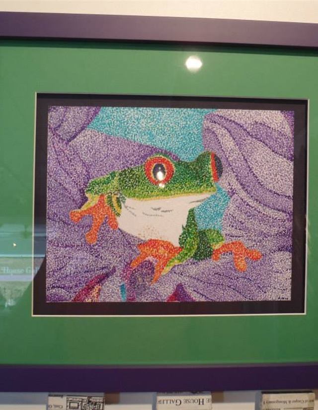 Framed piece from the art gallery