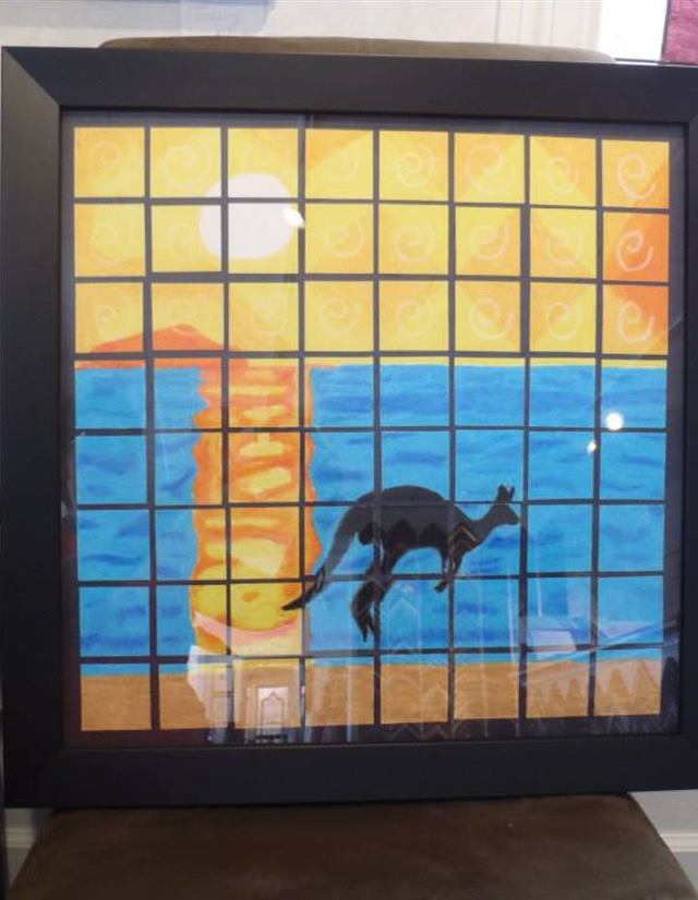 Original art in a custom frame
