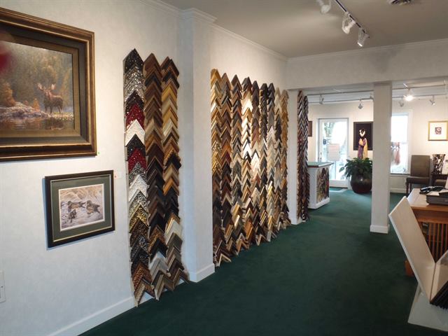 Interior at Frame House Gallery